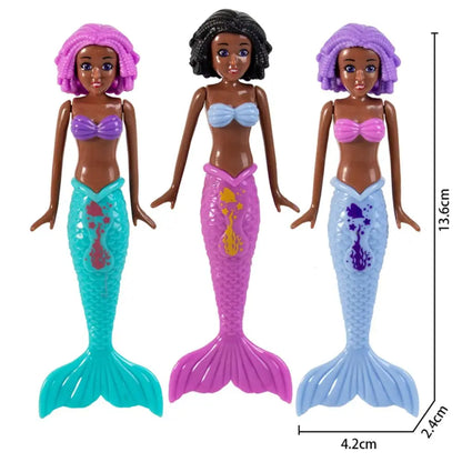 4 Pieces Mermaid Dive Toys Mermaid Bath Toys Colorful Mermaid Pool Toys Swimming Pool Games for Toddlers Boys Girls Teens