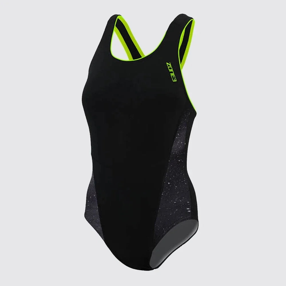 Zone3 Women Swimsuit Skinsuit Diving Surfing Race Triathlon Training Body Physical Training Fitness Race Beach Casual Swim