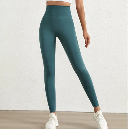 Aiithuug Printed Yoga Leggings Women's Quick Drying Butt Lifter Leggings Seamless High Waisted Tight Hem Workout Fitness Pilates