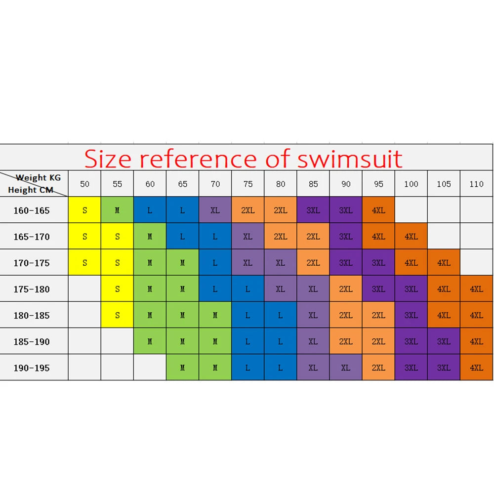 Men's Performance Jammers Swimsuit Swimming Trunks Professional Training Swimwear Sports Surfing Short