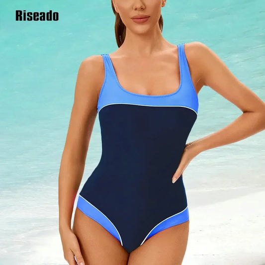 Swimwear Athletic One Piece Swimsuit - U Back for Training, Sports, and Fitness