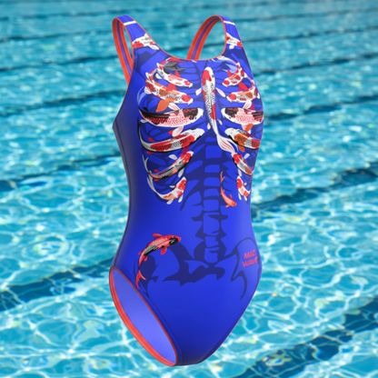 Backless Bodysuit Women Bathing Training Fitness Beach Beauty One-piece Swimsuit Swimming Suit Fitness Swim Pool Bathers Squad