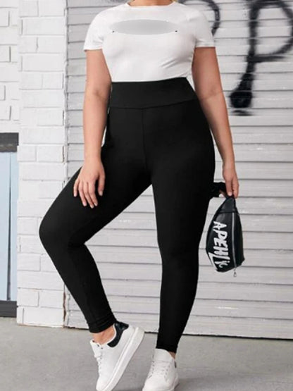 Fleece Lined Plus Size Leggings Thick  for Women - Stretchy & Thick Warm & Comfy - Full Length - Buttery Smooth Soft