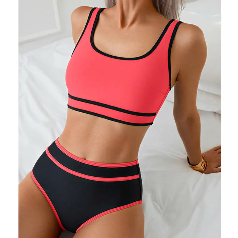 Tankini Bikinis Women's Swimwear Female Swimsuit For Swim Wear Bathing Suits Brazilian Bikini Set Beachwear Pool Bather