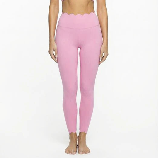 Laser Wave Plastic Elastic High Waist Tight Pants for Women, Speed Drying Fitness Running, Tight Bottom Pants XP172
