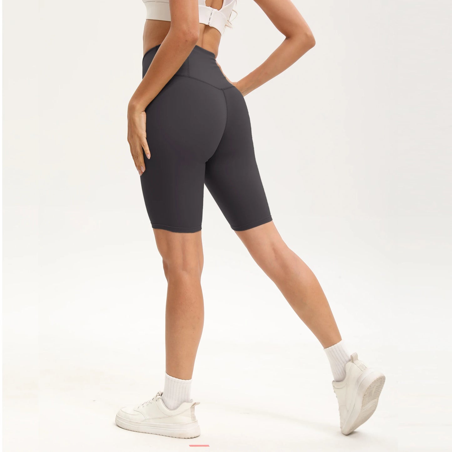 S-XXXL Bike Shorts Women High Waist 3 Pockets Workout Yoga Shorts Stretch Gym Fitness Comfort Ready to Wear Activewear Running Pants
