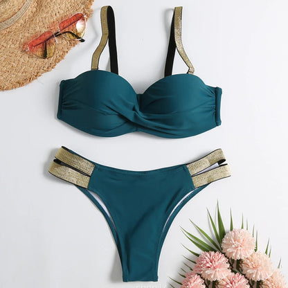 Bikinis Swimsuits Women's Swimwear Push Up Female Beach Swim Wear Bathing Suits Brazilian Bikini Set Pool Bather