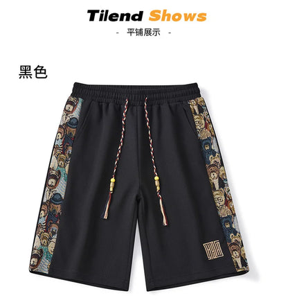 (40-150kg)Large Size Men's Shorts, Summer Casual Work Pants, Korean Version Trendy Shorts, Plus Size Shorts 5XL 6XL 7XL 8XL
