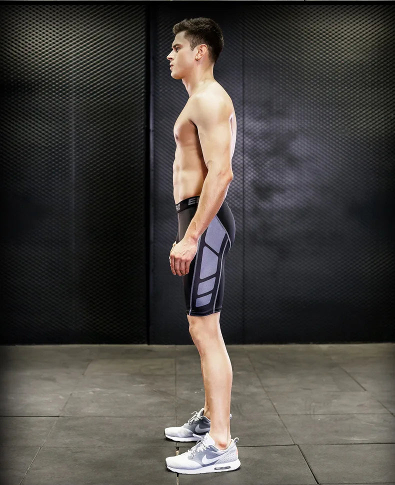 Men Compression Gym Shorts Quick Dry Fitness Sport Tight Gym Running Shorts Workout Fitness Jogger Leggings Men Athletic Tight