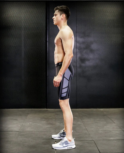 Men Compression Gym Shorts Quick Dry Fitness Sport Tight Gym Running Shorts Workout Fitness Jogger Leggings Men Athletic Tight