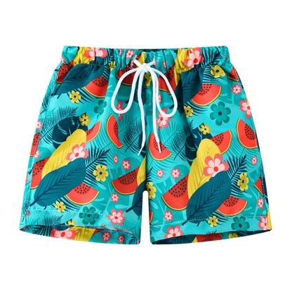 Summer Baby Boys Swimming Trunks For 2-8Years Kids Beach Shorts Cartoon Pattern Swimsuit Shorts Baby Bathing Suit Swimwear