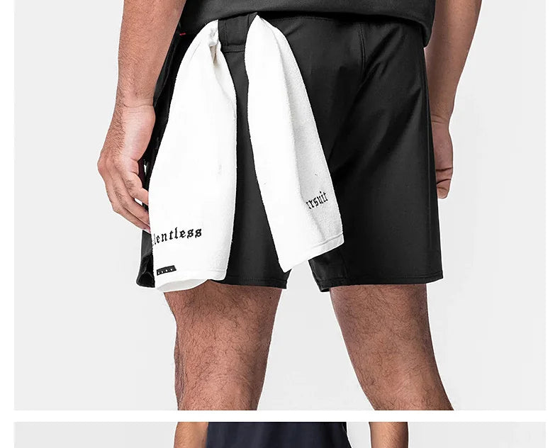 Mens Gym Sport Shorts Summer Sportswear Jogging Casual Short Pants Quick Dry Training Man Basketball Fitness Running Bottoms