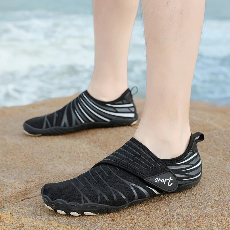 Summer Outdoor Beach Aqua Shoes  Quick Drying Anti-Slip Aqua Shoes Breathable Durable Stream Tracing Shoes Barefoot Shoes