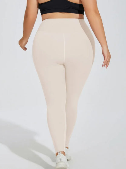 L-4XL Plus Size Sports Pants Lines Lifting Buttocks Sports Tight Pants Women High Waist Elastic Fitness Running Yoga Pants