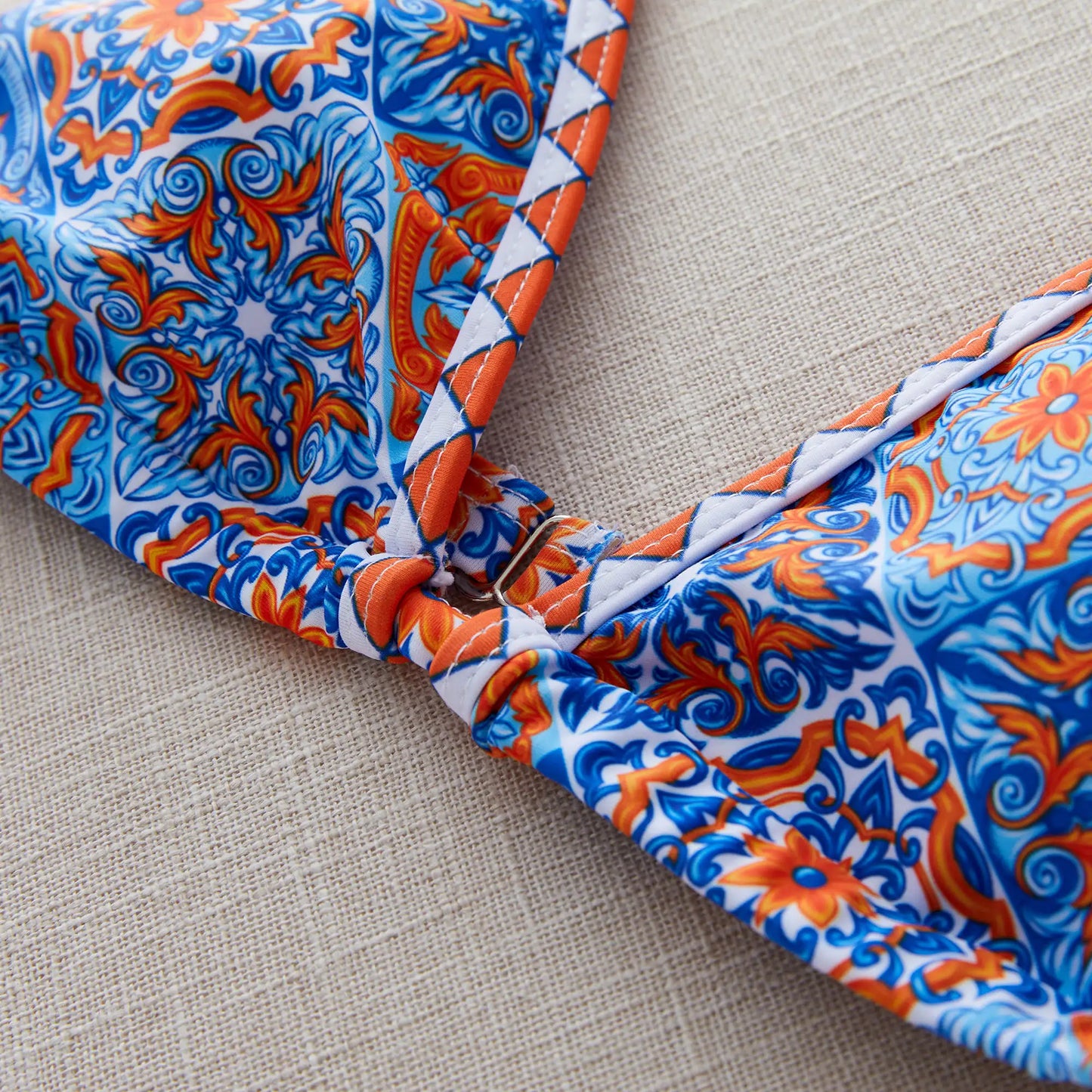 Brazilian Bikini Set Women Print Biquini Female Cut Bikinis Swimwear Push Up Swimsuit Bath Suit