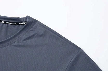 5XL 6XL 7XL T-shirt Men Plus Size Tees 110-175kg Quick Dry Breathable Fitness Running Round Neck Short Sleeve Oversized Tops