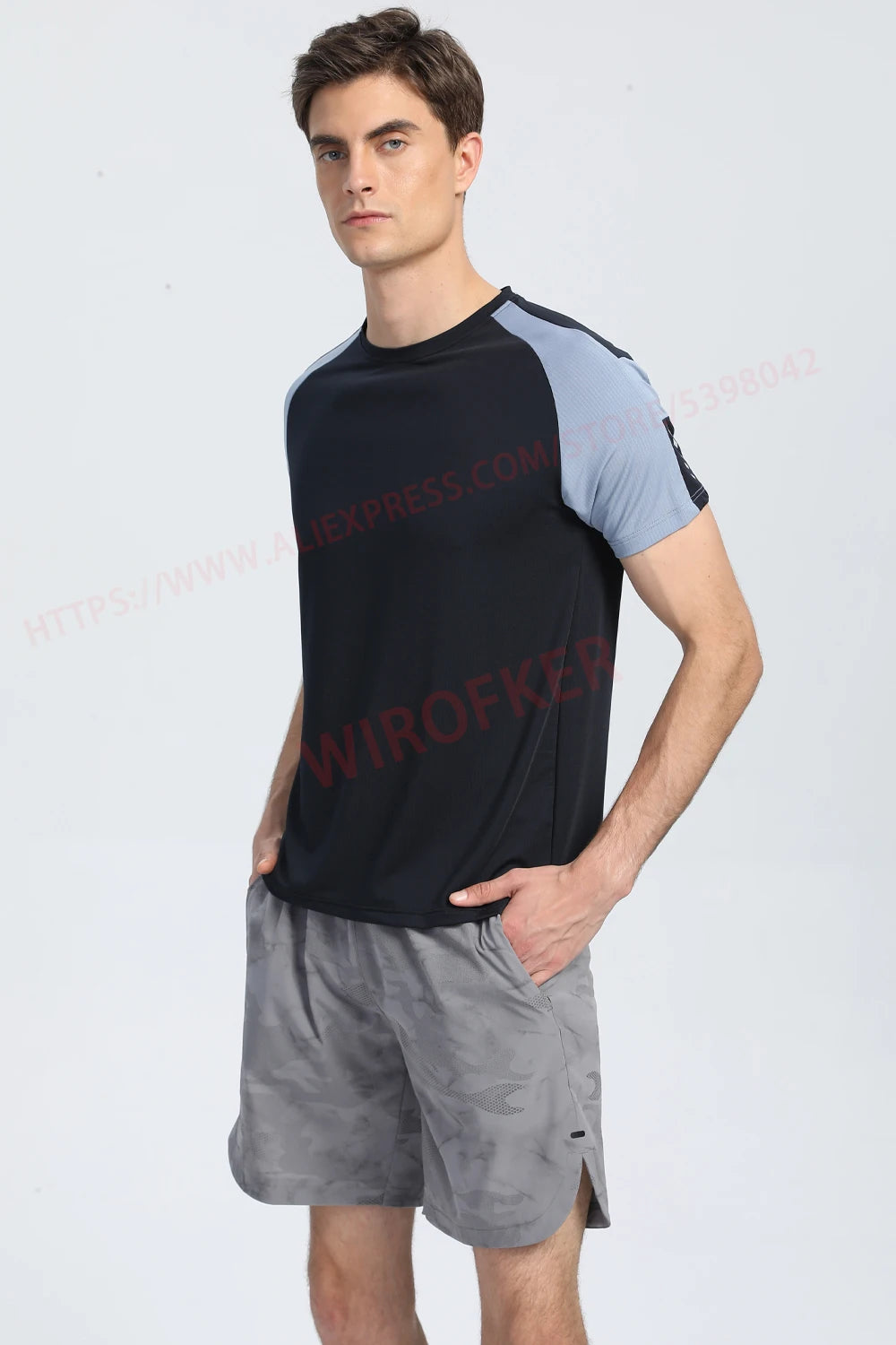 Men Fitness Shorts Quick Dry Sport Shirts Casual Beach Brand Short Camouflage Workout Running Shorts Breathable Gym Shorts
