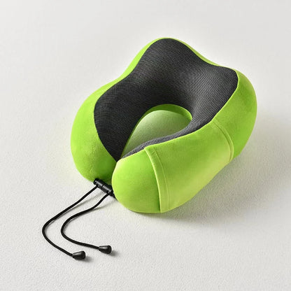 U Shaped Memory Foam Neck Pillows Soft Cervical Orthopedic Pillow Travel Essentials For Airplane Massage Neck Cushion