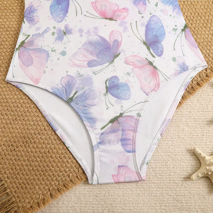 Mermaid Scales Print Bodysuit One Piece Swimsuit Women Swimwear Racing Sports Bathing Suit Woman Monokini Beach Wear