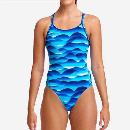 Women Swimsuit Triathlon Back One-piece Suit Swimwear Wear Functional Training Swimsuit Sports Swimminggown