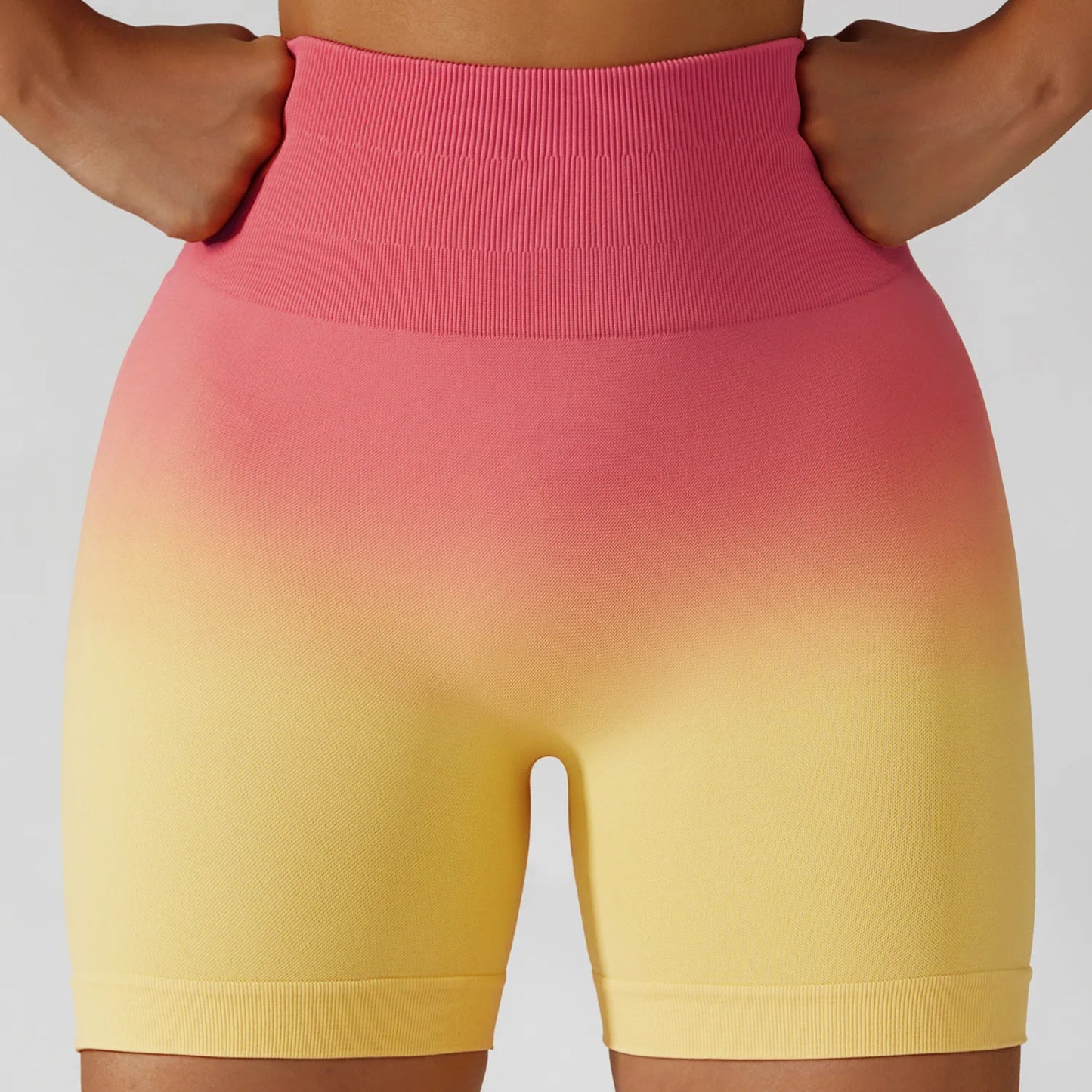 Summer Seamless High Waist Yoga Shorts Butt Lift Cycling Shorts Gym Shorts Women Pants Breathable Tie-dye Sports Leggings Women