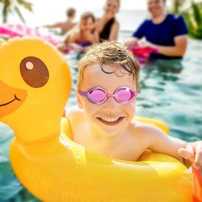 Children's Swim Goggles Electroplating High Definition Anti-fog Waterproof Comfortable Block Bright Light Vision Large Goggles