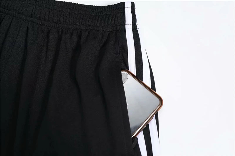 Running Pants for Men Training Jogging Sports Pants With Zipper Pockets Trousers Football Fitness Leggings Sweatpants