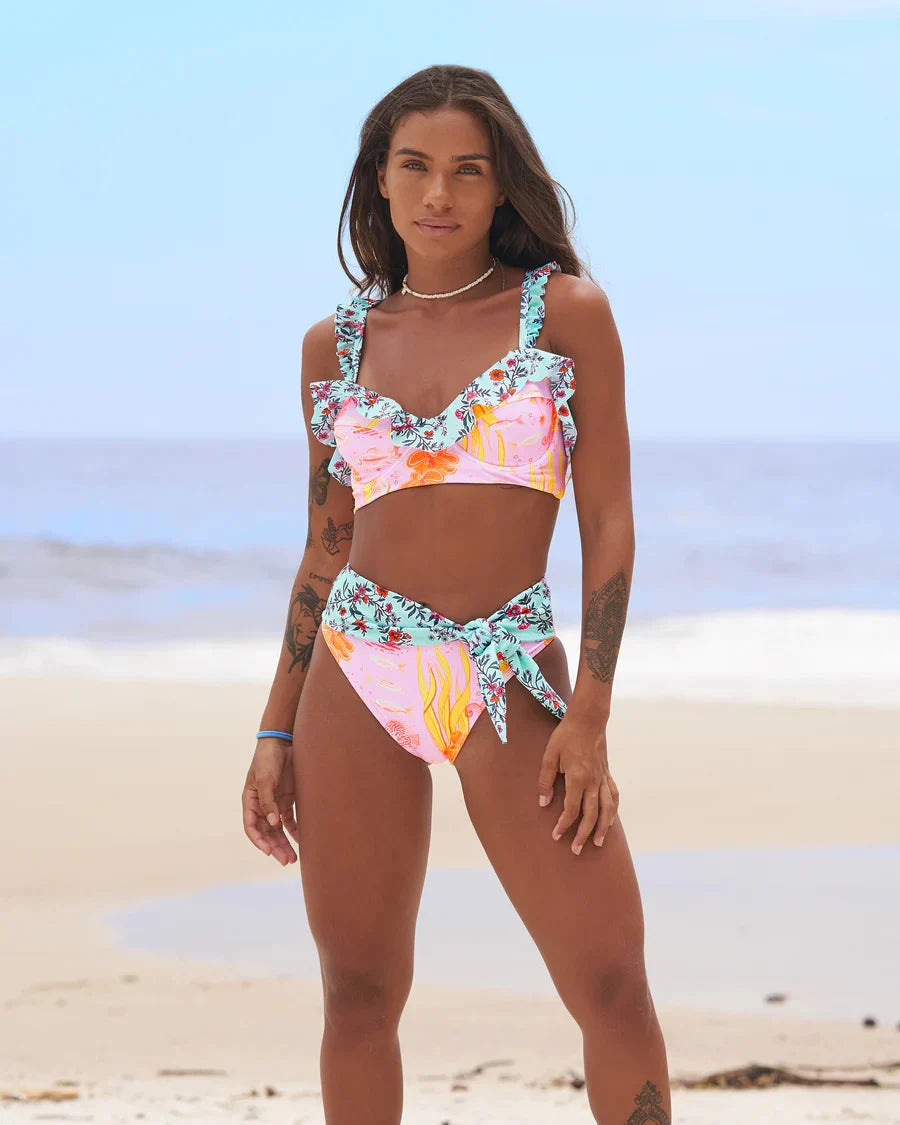 Brazilian Bikini Set Women Print Biquini Female Cut Bikinis Swimwear Push Up Swimsuit Bath Suit