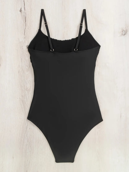Black One Piece Swimsuits Closed Belly Covering Women Swimwear Push Up Swim Wear Body Bathing Suits Beachwear Pool Bather