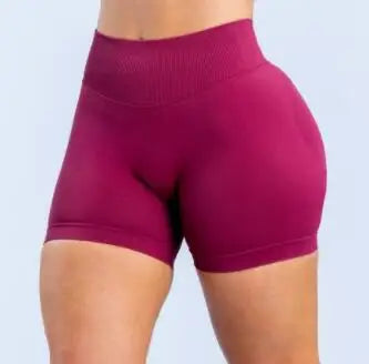 D-impact Gym Woman High Support Fitness Sports Biker Shorts Workout Scrunch Butt Yoga Seamless Leggings Running Shorts XP389