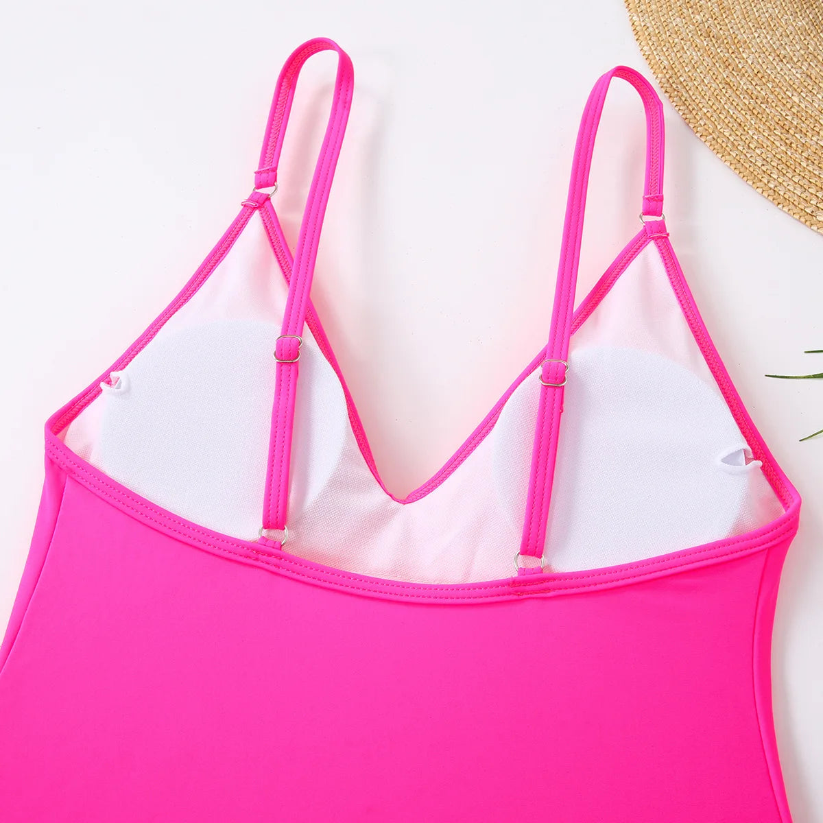 One Piece Swimsuit Women Summer Holiday Swimwear Thong Monokini Bathing Suit Mujer Micro Bikini Solid Neon Yellow