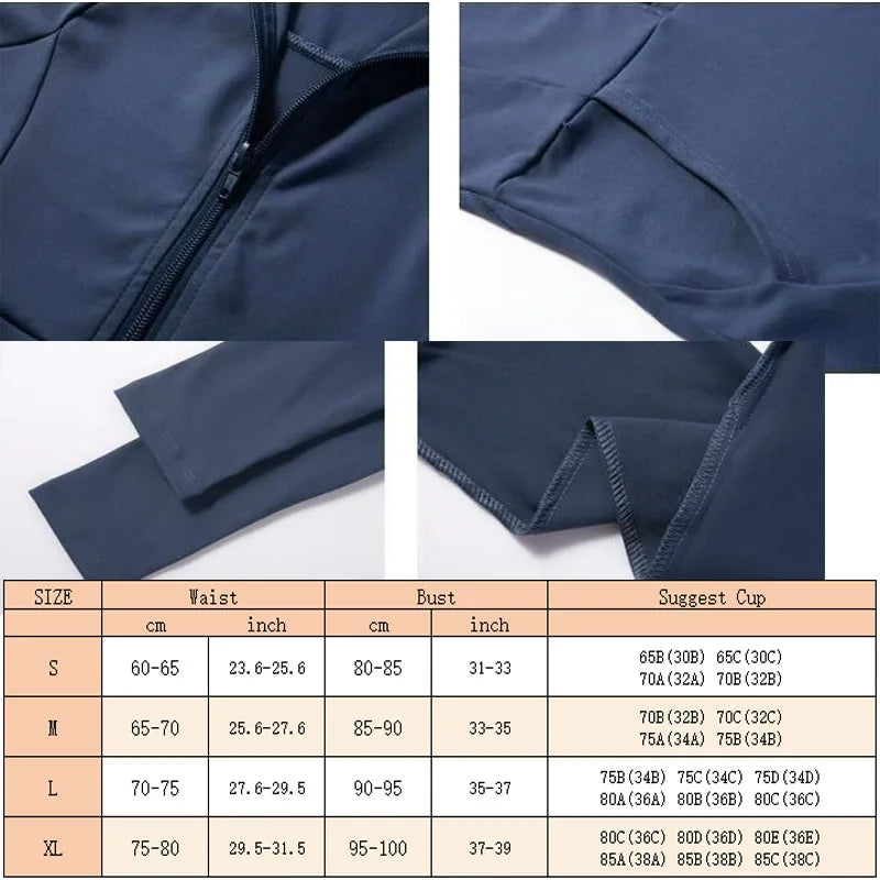 Gym Jacket with Pockets Half Zipper Yoga Shirts Thumbhole Long Sleeve Gym Shirt Running Jackets Quater Zip Workout Yoga Top