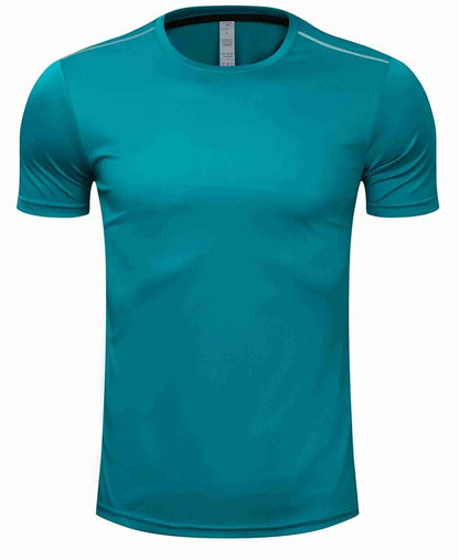 High quality spandex Men Women Kids Running T Shirt Quick Dry Fitness Shirt Training exercise Clothes Gym Sports Shirts Tops