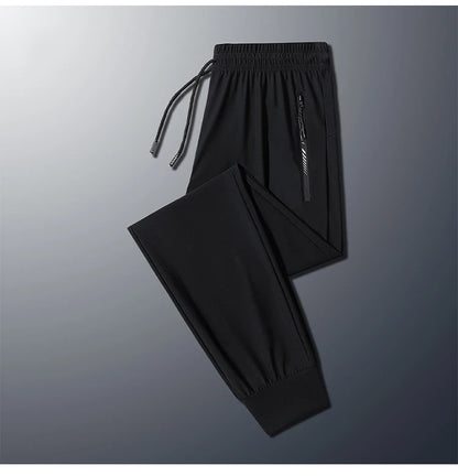 7xl 8xl 9xl Men's Jogging Pants Plus Size Summer Sports Pants High Elasticity Quick-drying Gym Running Sports Pants