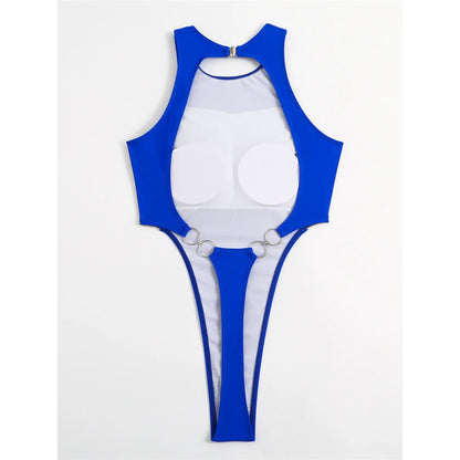 Extreme Mini Micro Thong Backless High Leg Cut Women Swimwear One Piece Swimsuit Female Bather Bathing Suit Swim