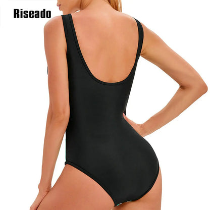 Athletic One Piece Swimsuit  U Back Swimwear for Training, Sports, and Fitness