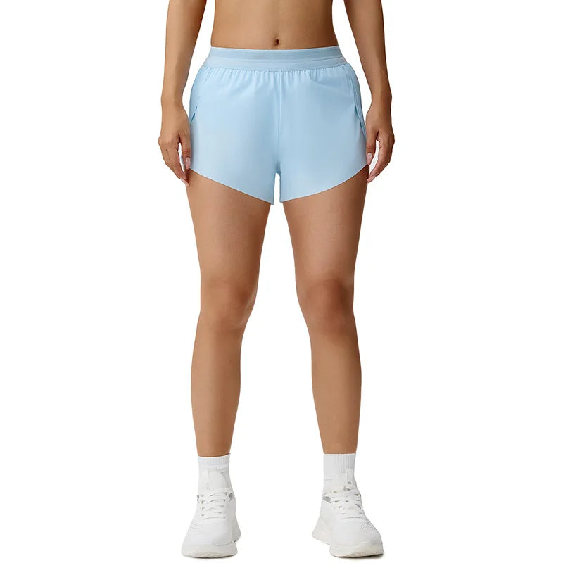 Sporty Yoga Short Skirt Running Casual Inner Lined Golf Tennis Skirt Sport Yoga Shorts Quick Dry 90% Nylon 10% Spandex Ladies