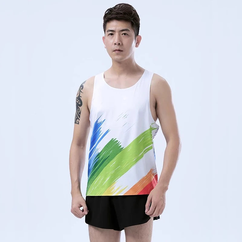 Adult Men Women Running Hiking Shirts Tight Gym Tank Top Fitness Marathon T-shirts Sport Exercise Basketball Vest Clothes