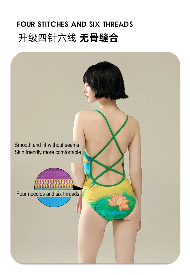 Multicolours Bunny Bum Women Swimwear One Piece Professional Swimsuits