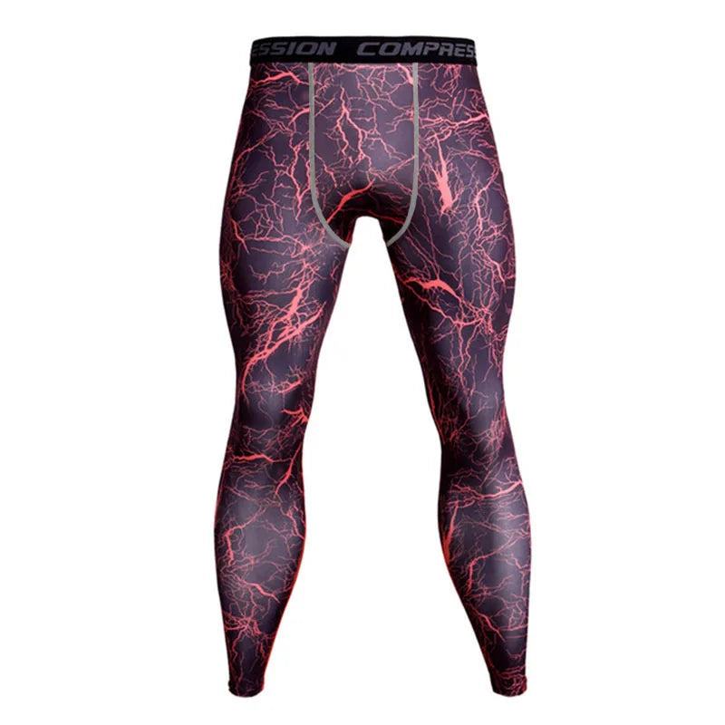 Men Leggings Skinny Long Pants Running Yoga Sports Gym Fitness Boy Training Basketball Base Layer Camouflage Trousers Quick Dry