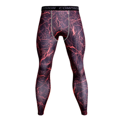 Men Leggings Skinny Long Pants Running Yoga Sports Gym Fitness Boy Training Basketball Base Layer Camouflage Trousers Quick Dry