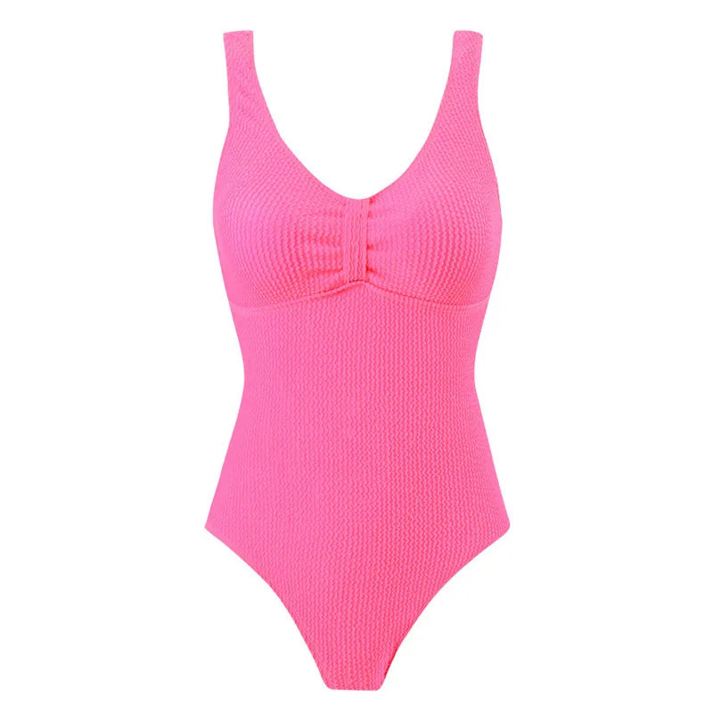 11 Colors One Piece Swimsuits Closed Women's Swimwear Push Up For Swimming Wear Body Bathing Suits Beachwear Pool Bather