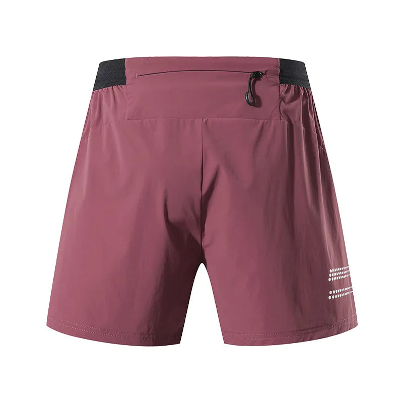 Double Layer Sport Fitness Shorts Men Quick Dry Breathable Exercise Training Running Basketall 2 In 1 Anti-Chafing Shorts