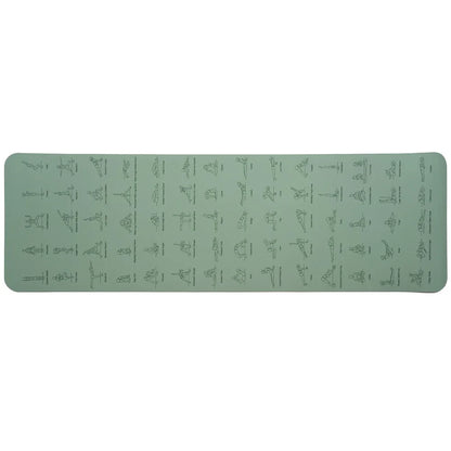 Yoga Mat Exercise Mats 6mm TPE Non-Slip Extra Thick High-Density Eco Friendly for Yoga Workout Pilates Yoga Mats for Women Men