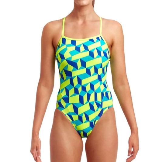 Women Swimsuit Triathlon Back One-piece Suit Swimwear Wear Functional Training Swimsuit Sports Swimming Bathers