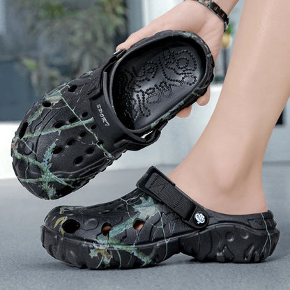 Flat Sandals Men Shoes Slippers Men Garden Platform Sandals Man Summer Sandals Male Sneakers Outdoor Flip Flops Home Clogs