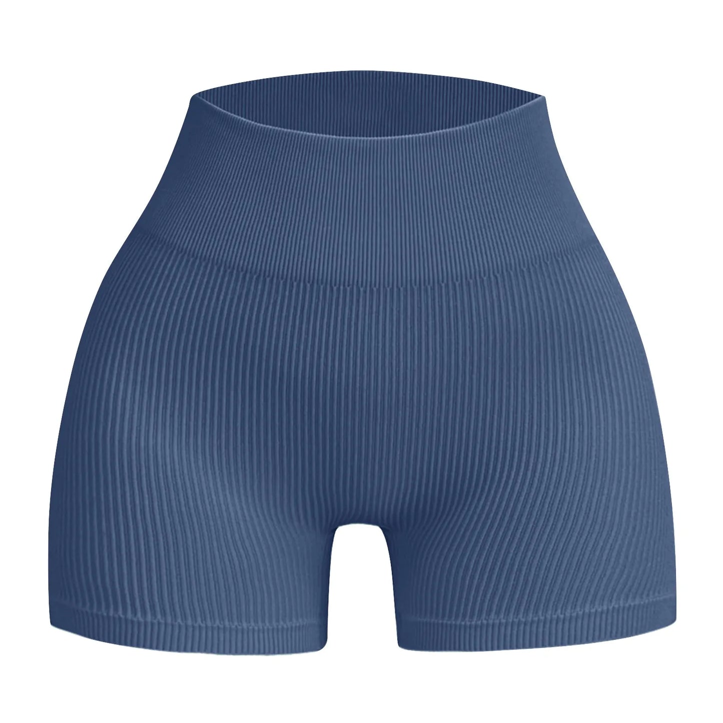 Women's High Waist Ribbed Seamless Yoga Shorts Squat Proof Hip Lifting Fitness Workout Running Sports Gym Leggings Sale