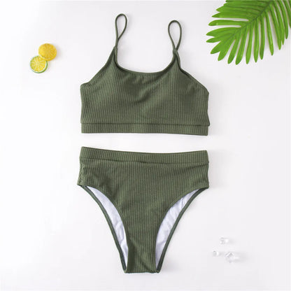 0XL - 4XL 7 Colors Bikini Plus Size Large Size Swimwear Women Swimsuit Female Two-pieces Bikini set Bather Bathing Suit