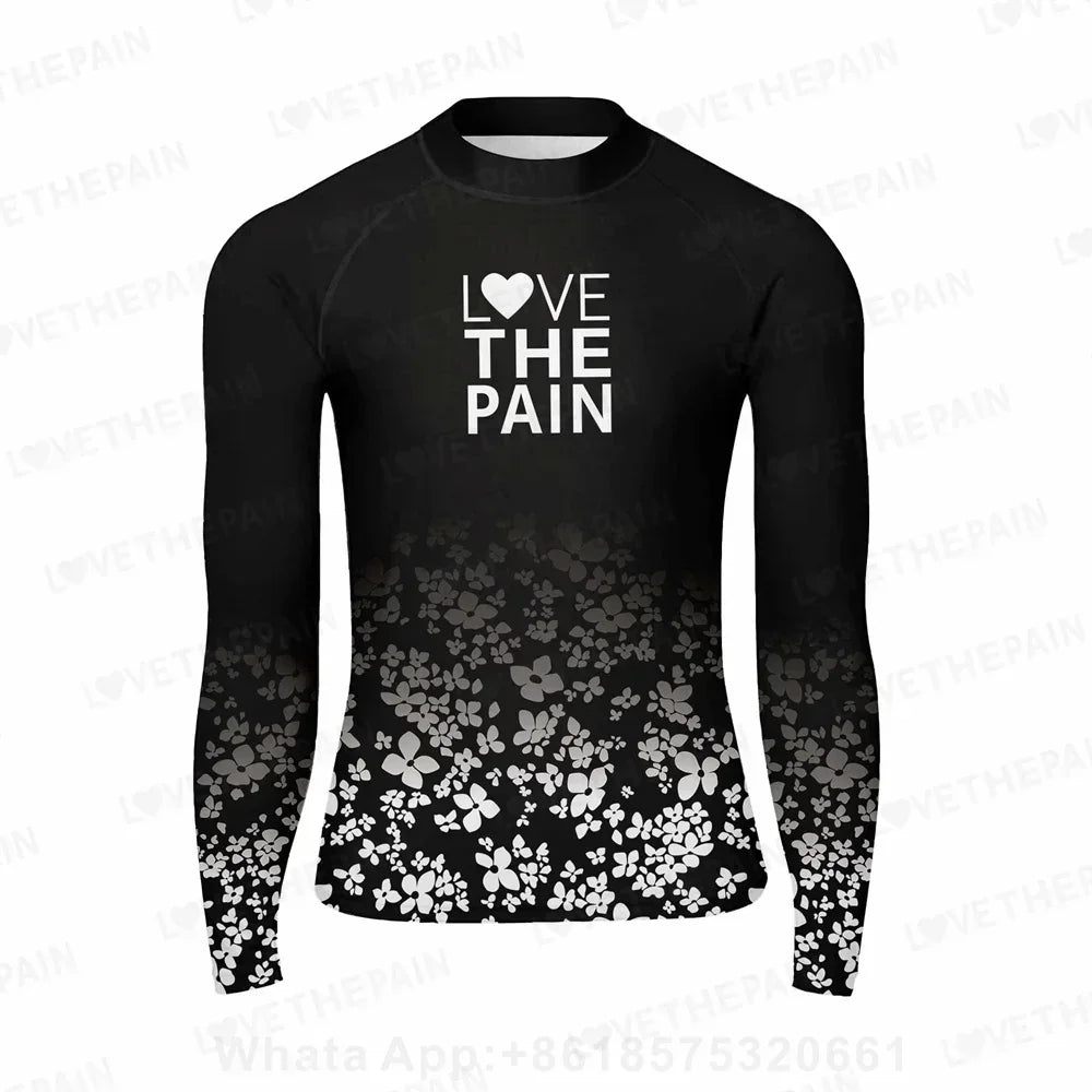 Rash guard Men's Swimsuit Top Uv Sun Protection Shirt Swimsuit With Long Sleeves Rash Guard Diving Surfing Suits Surf Clothes