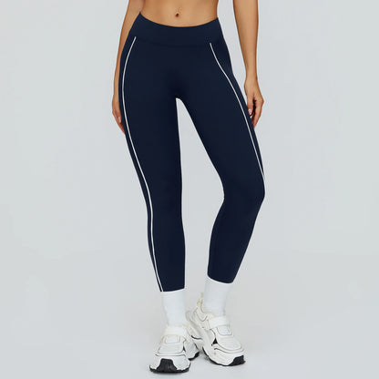 Women Yoga Leggings Gym Workout Trousers Running Sports Pants Female High Waist Push Up Training Pant Slim Fitness Yoga Leggings